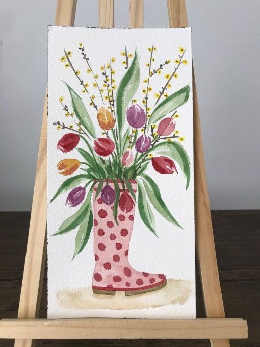 Botte fleurie