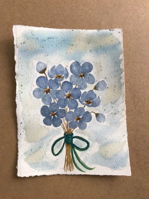 Bouquet bleu